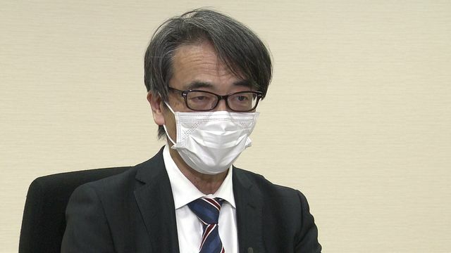日本テレビの取材に応じる国立感染研・脇田隆字所長