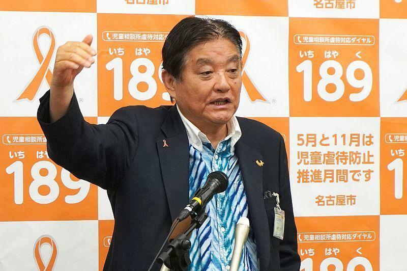 ［写真］名古屋市の河村たかし市長＝8日、名古屋市役所で