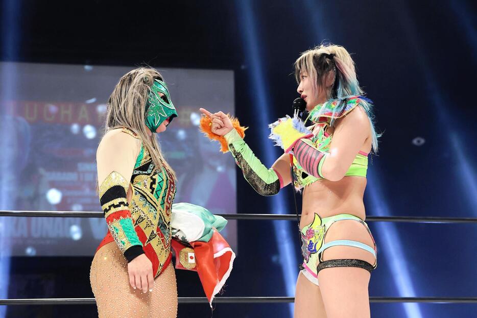 女子プロレス ウナギ・サヤカがCMLL日本女子王座陥落