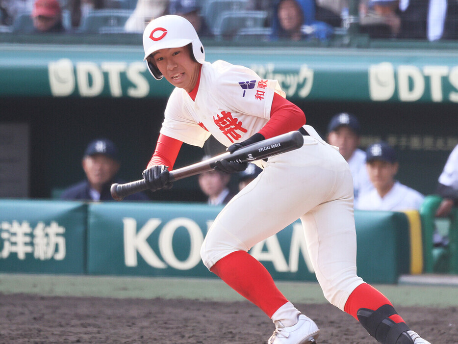 選抜高校野球】智辯和歌山が使う1200グラムの極重木製バットは