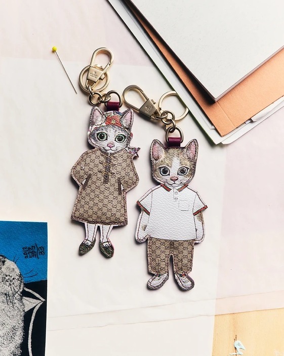 GUCCI グッチ ヒグチユウコ コラボ チャーム ボー　女の子 グッチ】ヒグチユウコ氏との新作コラボチャームが可愛すぎる