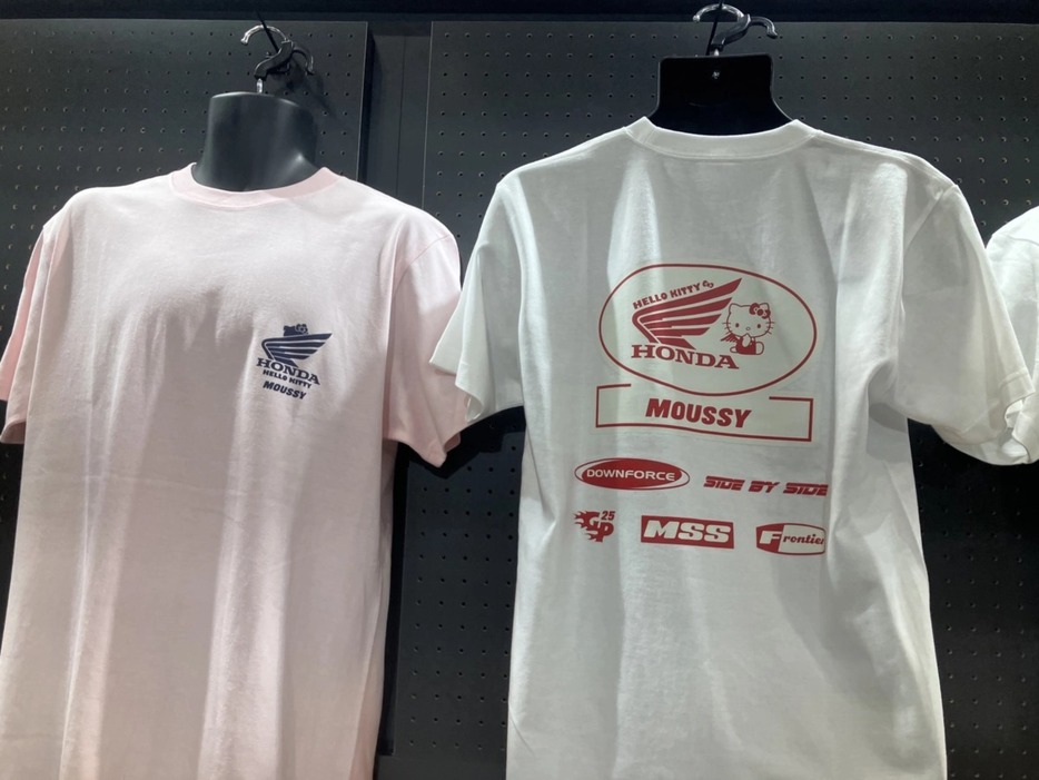 MOUSSY x Hondaの会場限定アパレル発見！ CB1000FとBEAMSコラボT