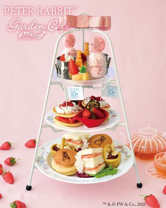 ピーターラビット(TM)アフタヌーンティー+メッセージプレート+