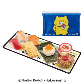 スシロー】『ノラネコぐんだん』と初コラボ！ 可愛い限定グッズ