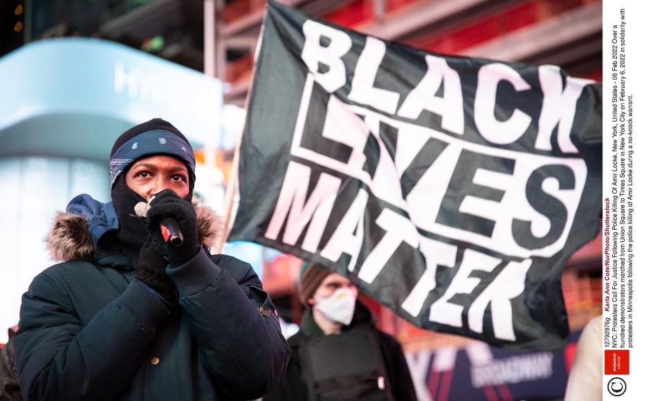 人種差別に抗議する「ブラック・ライブズ・マター」の運動（写真：REX/アフロ）