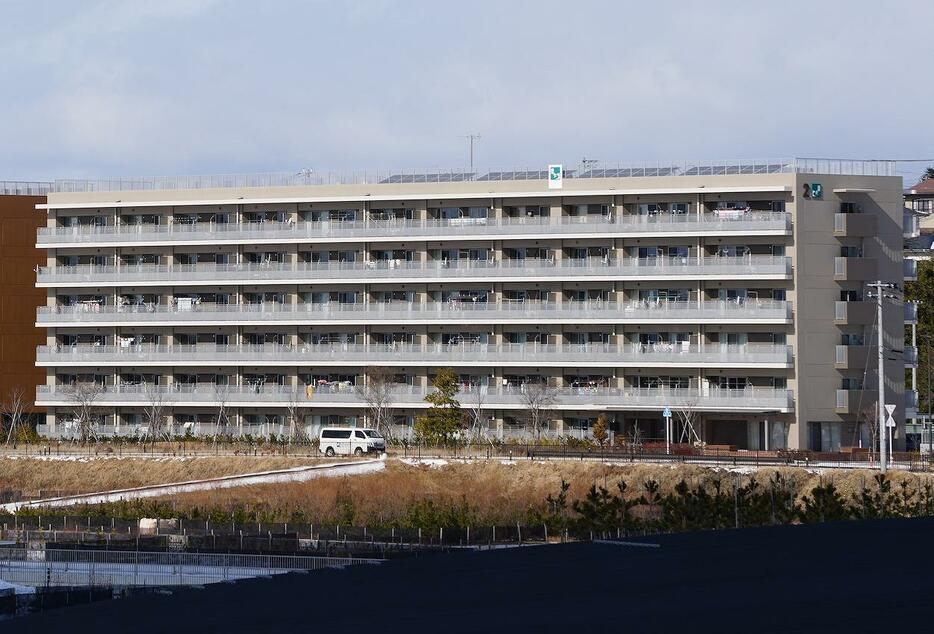 マンションタイプの復興住宅