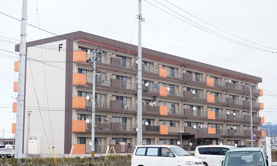 マンションタイプの復興住宅（石巻市）