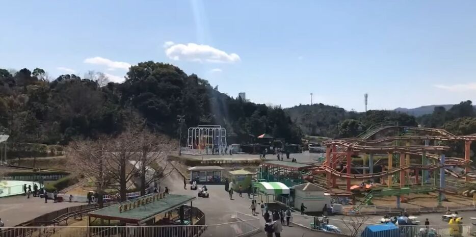 [写真]みさき公園の遊園地付近