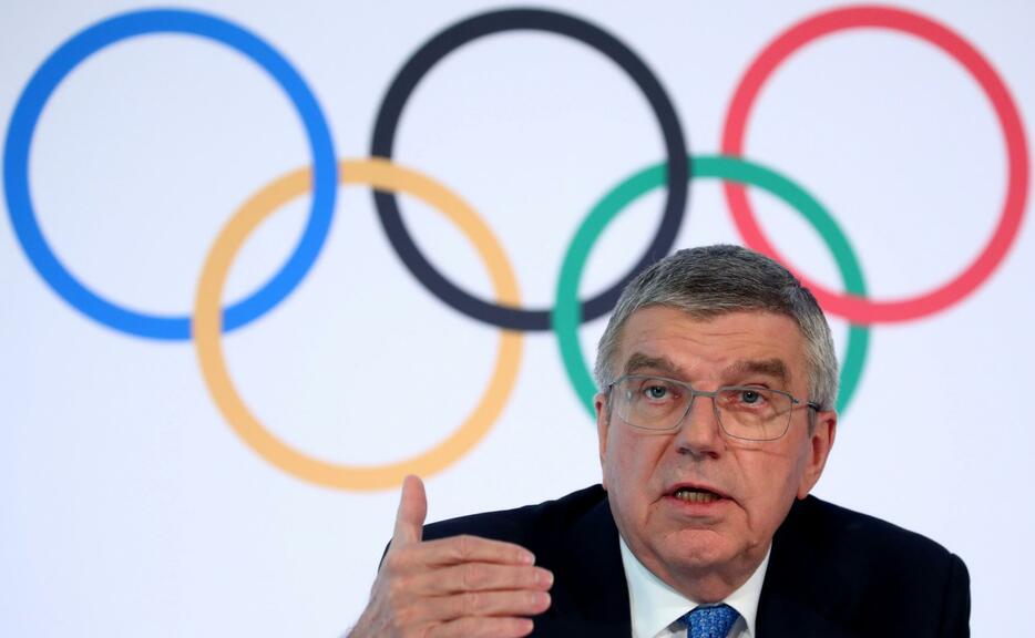 IOCのバッハ会長（写真：ロイター/アフロ）