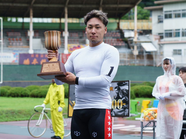 賞金ランキング3位の郡司浩平(写真提供：チャリ・ロト)