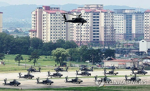 ソウル南方、平沢の米軍基地キャンプ・ハンフリー（資料写真）＝（聯合ニュース）