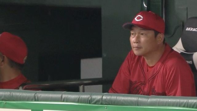 広島の新井貴浩監督(画像:日テレジータス)