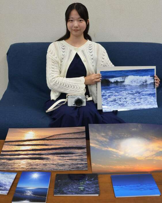 江口浜などで撮影した写真の個展を鹿児島市で開く北山千裕さん