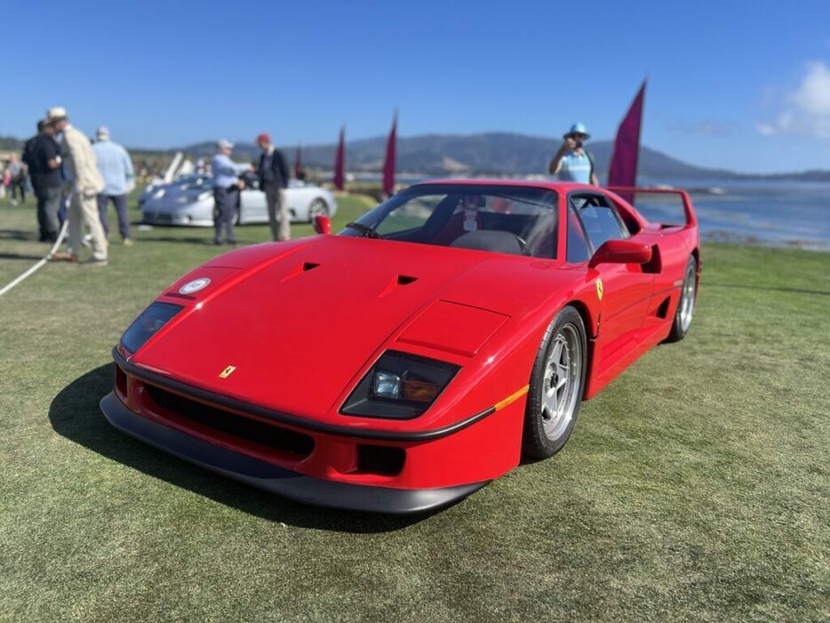 当時としては画期的なパフォーマンスを達成したフェラーリF40。