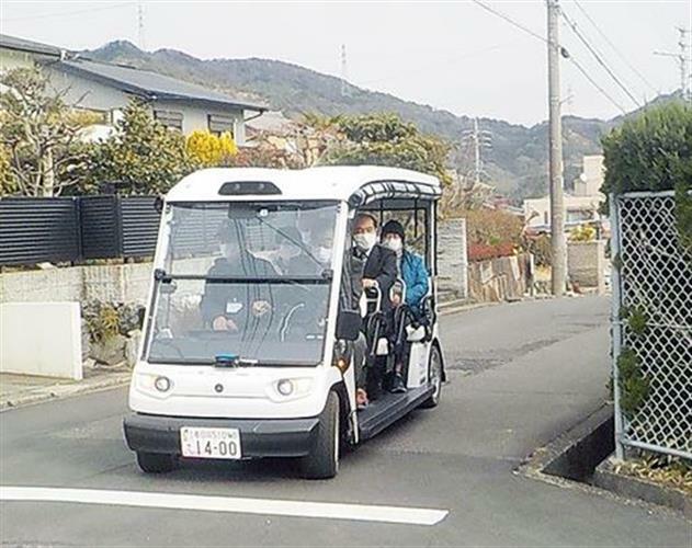 高蔵寺ニュータウンでの利用の様子（春日井市提供）