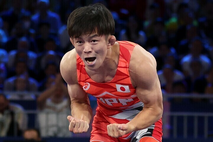 樋口が日本勢今大会４個目の金メダルを手にした。(C)Getty images