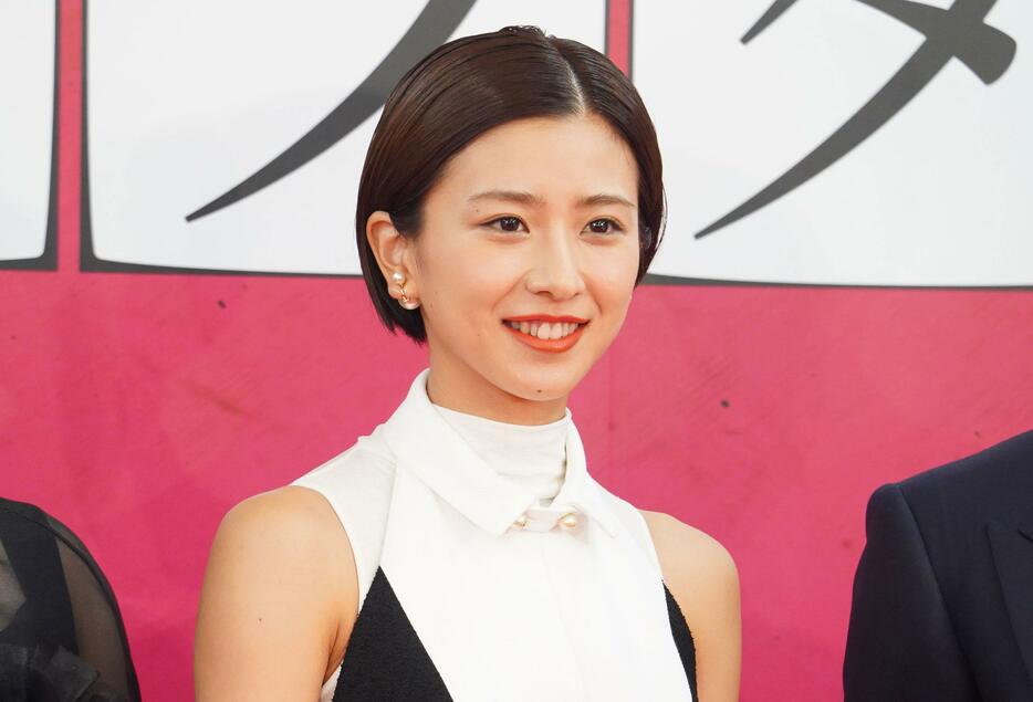 映画「夏目アラタの結婚」のジャパンプレミアに登場した黒島結菜さん