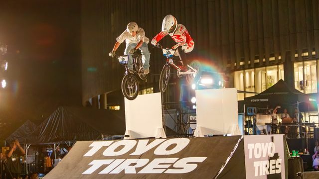 大阪市で行われたTOYO TIRES BMXイベント