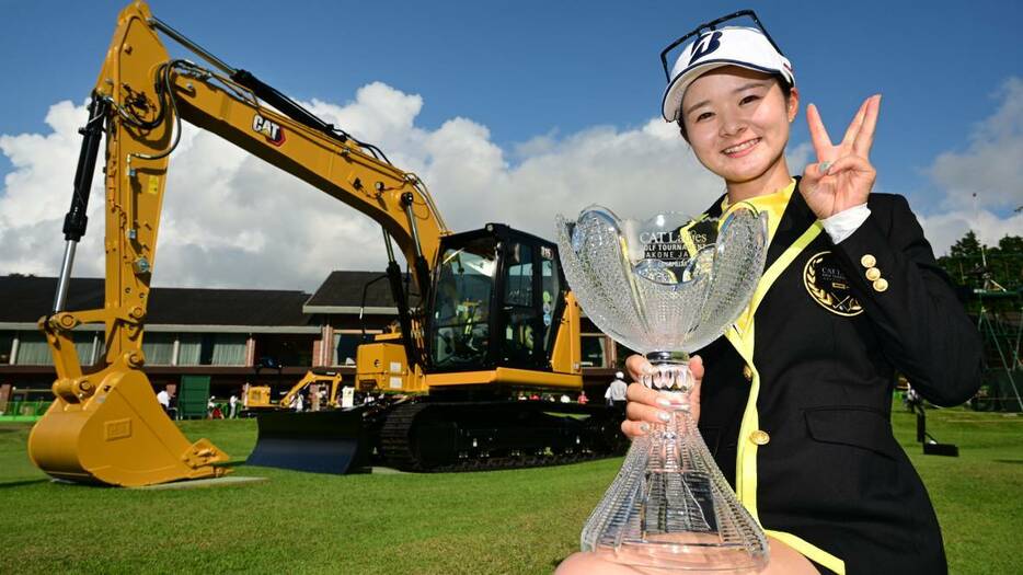 完全優勝で今季3勝目を飾った川﨑春花選手（写真：Getty Images）