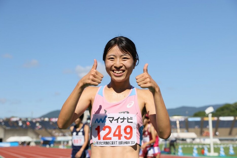 高校歴代３位の好記録で３位入賞を果たした穗岐山（写真／中野英聡）