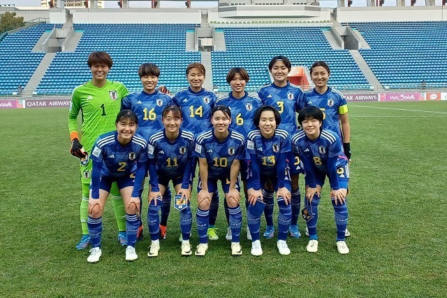 U-20女子W杯に臨むメンバーが発表されたヤングなでしこ。（C）JFA