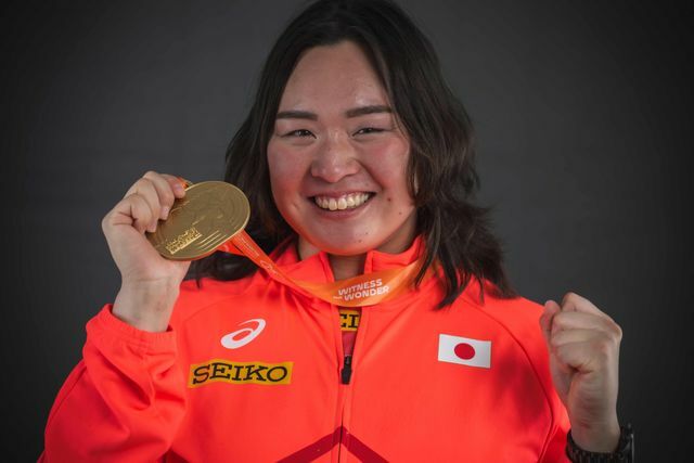 金メダルが期待される北口榛花選手（写真：AFP/アフロ）