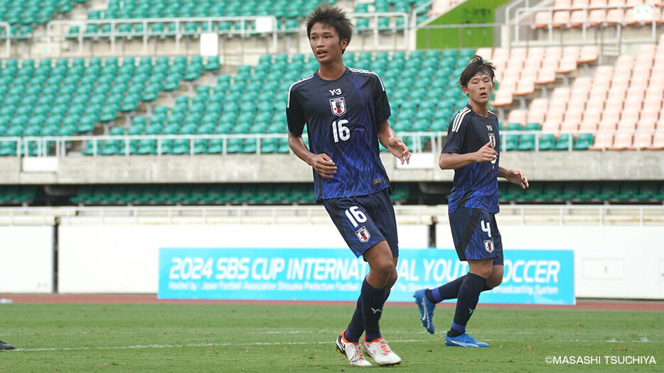 U-18日本代表としてSBSカップを戦った鹿島アントラーズユース・大川佑梧