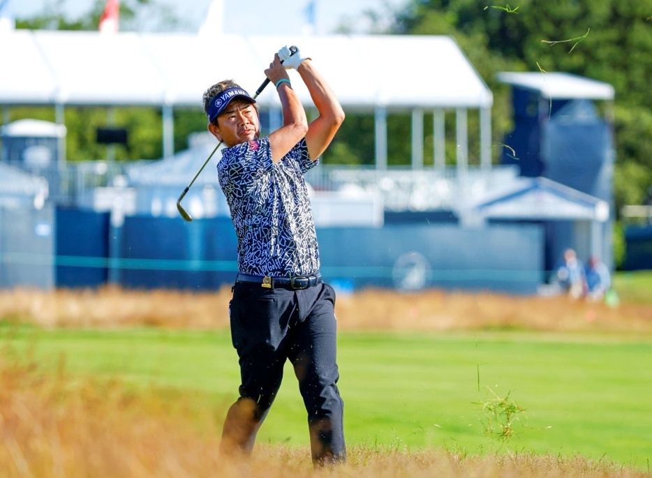 全米シニアオープン2位の藤田寛之。「4日日がそのまま続けば、流れではビッケの優勝だったに違いない。5日目は風向きが変わり、練習ラウンドも含めて体験したことのない風にも襲われました」と佐藤プロ（PHOTO/USGA提供）