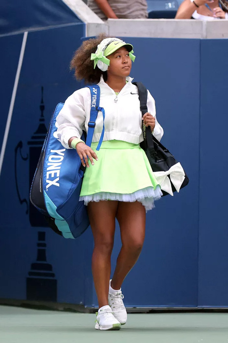 全米オープンの大坂なおみ（ニューヨーク、2024年8月27日）photography: MIKE STOBE／Getty Images via AFP