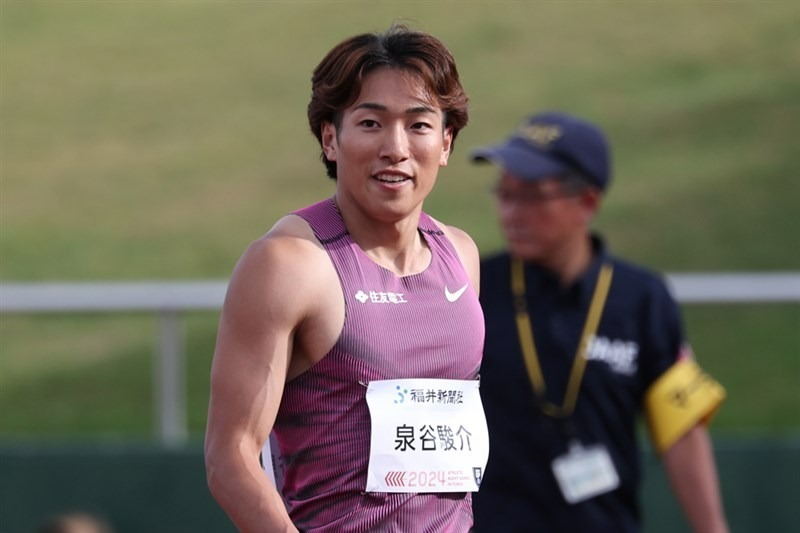 24年Athlete Night Games男子100mの予選で自己新をマークした泉谷駿介