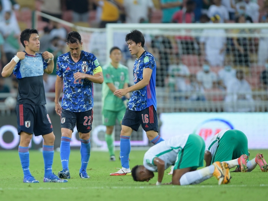 2021年のW杯最終予選ではジッダで敗れた日本代表(Getty Images)