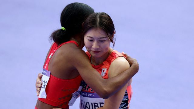 福部真子選手(写真：ロイター/アフロ)