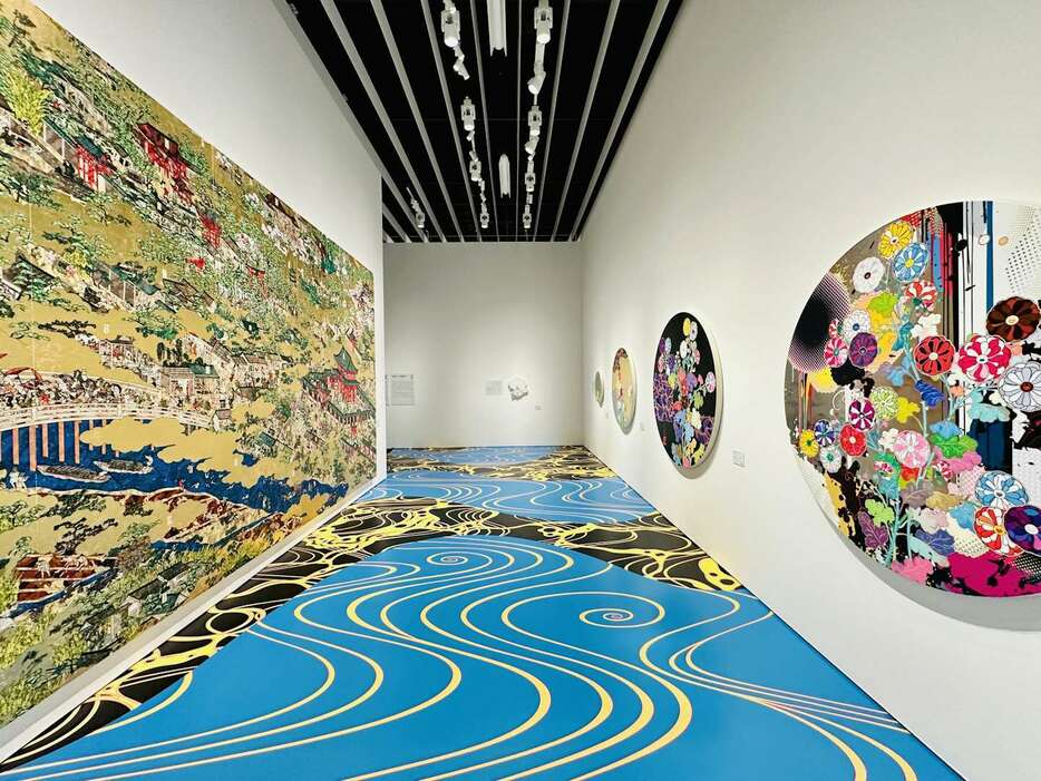 「村上隆 もののけ 京都」（京都市京セラ美術館、2024）展示風景 (C)2024 Takashi Murakami/Kaikai Kiki Co.,Ltd. All Rights Reserved.