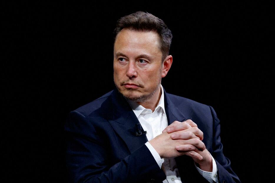 X（旧ツイッター）を率いる米実業家のイーロン・マスク氏＝2023年6月、パリ（ロイター＝共同）