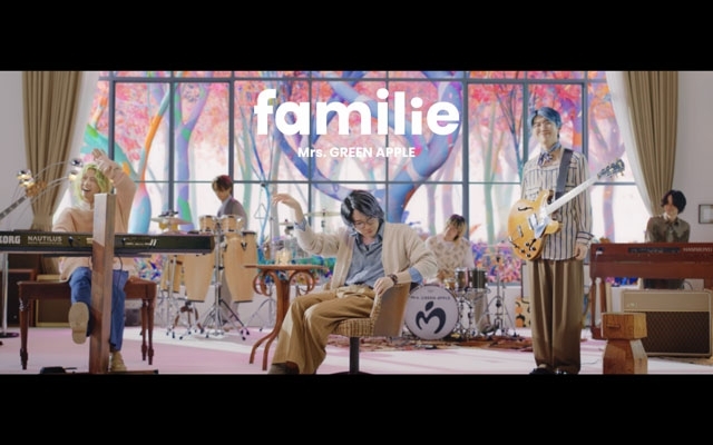 Mrs. GREEN APPLE、最新曲「familie」のMV公開　Kアリーナ横浜 “定期公演”の追加公演も