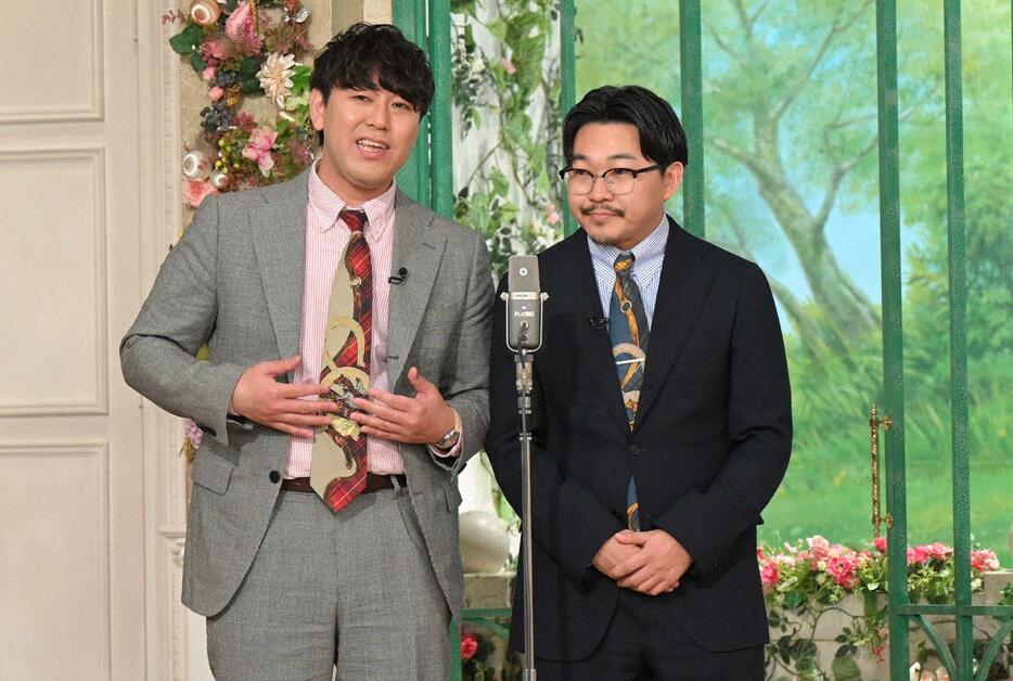 8月9日に放送される「徹子の部屋」に出演するオズワルド＝テレビ朝日提供