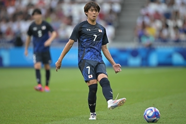 ４試合連続のスタメン出場で大岩ジャパンを支えた山本。写真：金子拓弥（サッカーダイジェスト写真部／JMPA代表撮影）