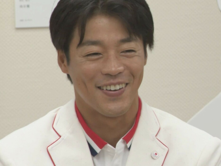 豊田市役所を訪れた羽根田卓也選手 2024年8月22日