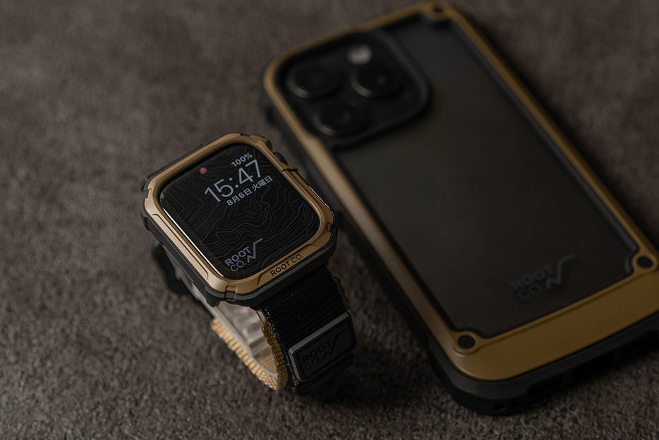 ROOTのApple Watchケース「GRAVITY Shock Resist case for Apple Watch」