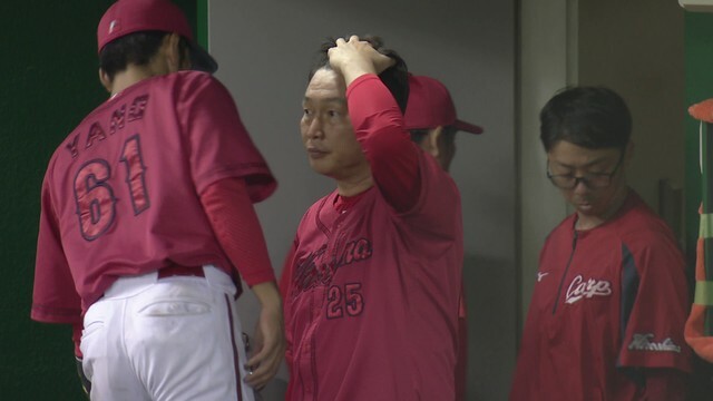 2カード連続負け越しで2位転落の新井貴浩監督（画像:日テレジータス)