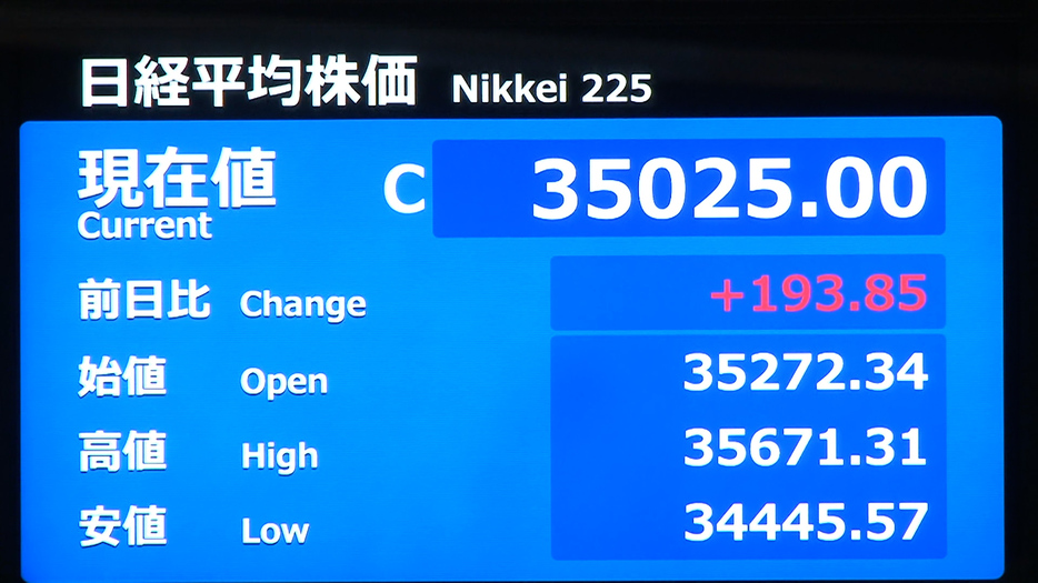 日経平均はこの１週間乱高下を繰り返した