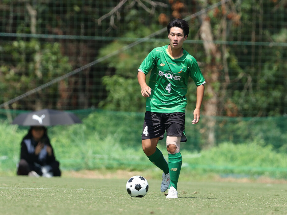 昌平高CB坂本航大(3年=FC LAVIDA出身)(Manabu TAKAHASHI)