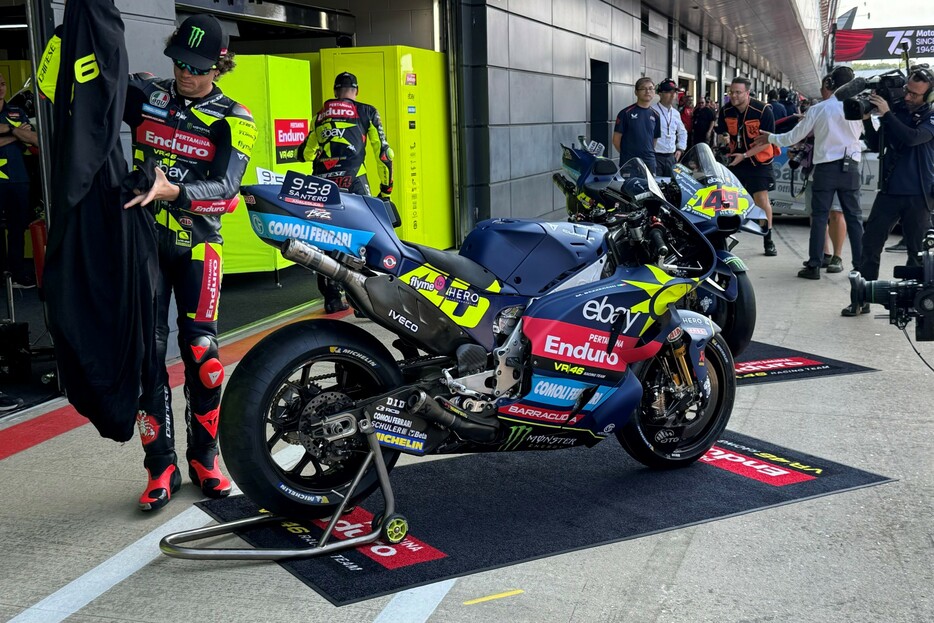 VR46のバイク