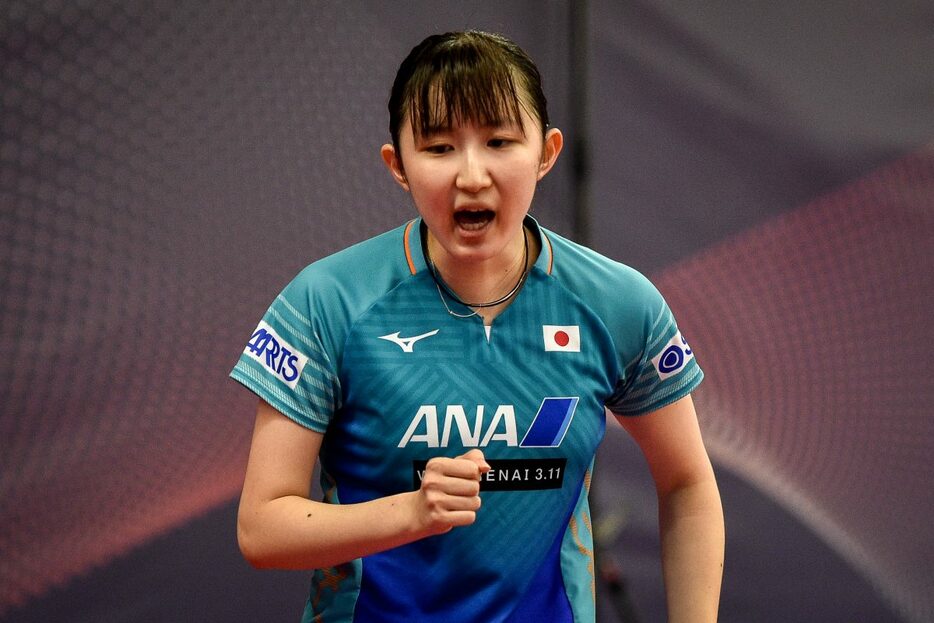 写真：2019年チェコOPの早田ひな/提供：ittfworld