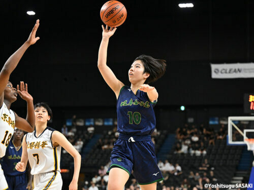 2年生ながら得点力の高さが目立った岐阜女子の三宅香菜 [写真]＝佐々木啓次