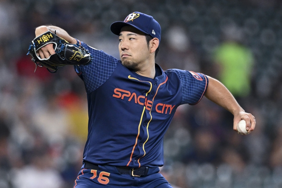 新天地で好投を続ける菊池への評価が高まり続けている(C)Getty Images