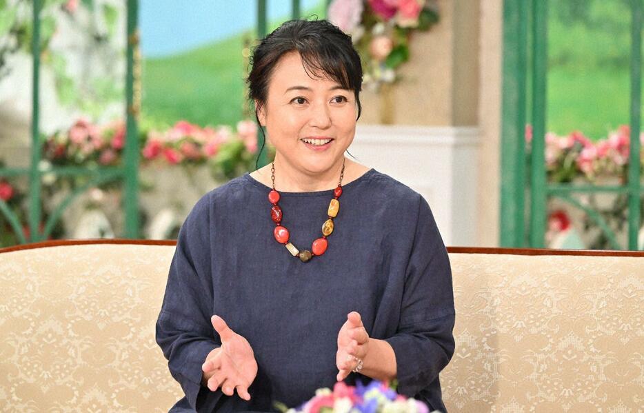 トーク番組「徹子の部屋」に出演する杉田かおるさん＝テレビ朝日提供