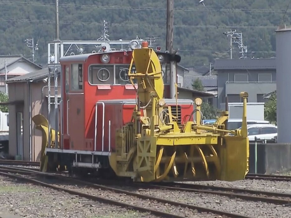 樽見鉄道が開いた「ラッセル車」の乗車体験会 岐阜県本巣市