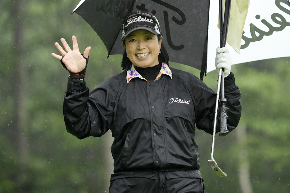 山本薫里は5打のアドバンテージを守れなかった(Toru Hanai/JLPGA via Getty Images)