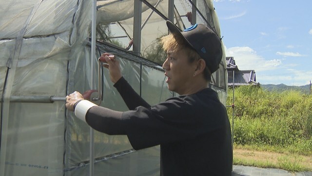 高松市東植田町の農家　安西大貴さん（34）